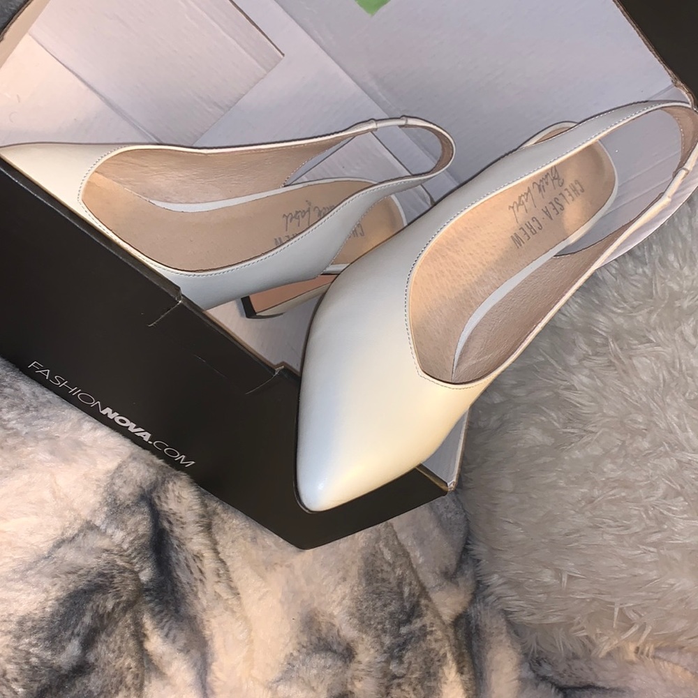 Cute white ladies heels